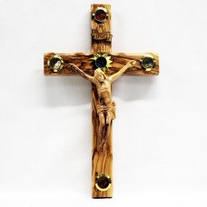 Crucifix with Olive Wood Jesus LL