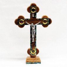 Crucifix on a Stand with Mother of Pearl R2