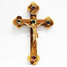 Crucifix with Olive Wood Jesus RL