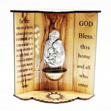 Holy Water Font 3D - Holy Family